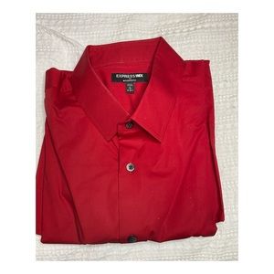 Modern fit red men shirt